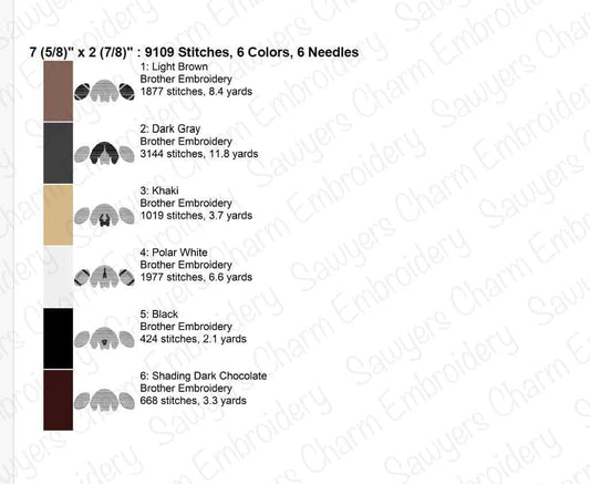 Hound dog mascot footballs sketch stitch trio, machine embroidery design, quick stitch, college university sports, cheerleading fan, player