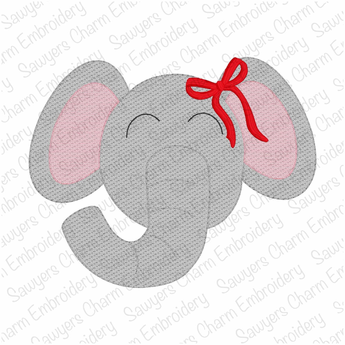 BUNDLE Elephant mascot sketch stitch, machine embroidery design, college, high school sports, university, zoo animals, quick stitch