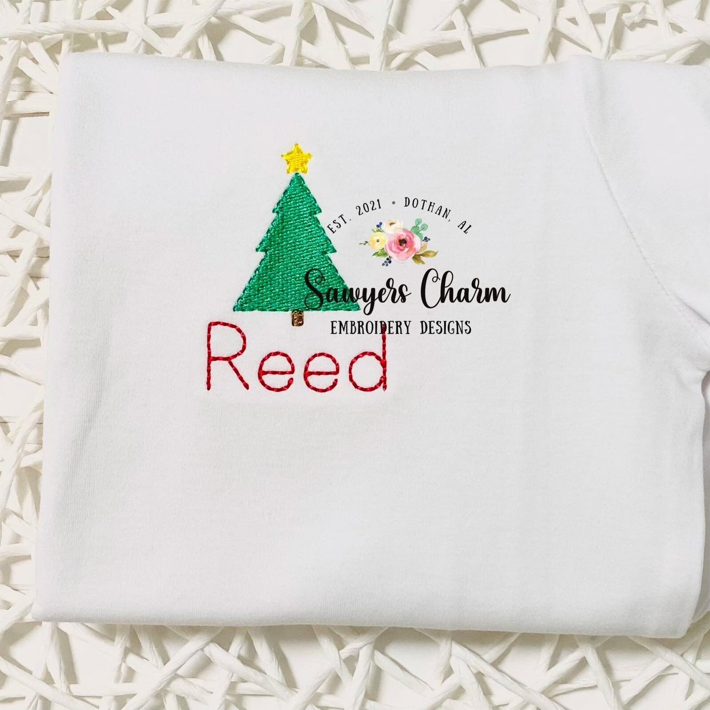 BUNDLE Christmas mini fill designs machine embroidery file, reindeer, Santa Claus, candy cane, tree with bow & star, happy holiday, monogram