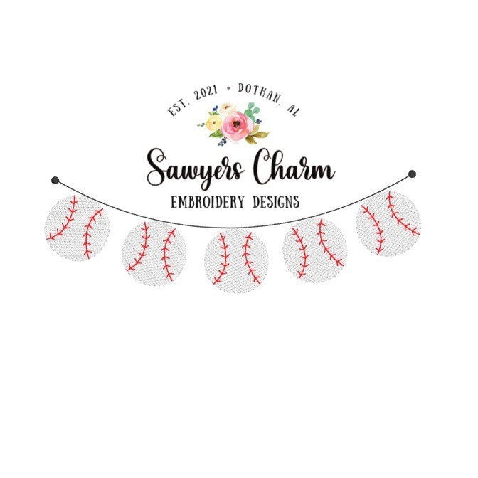 BUNDLE Sports bunting banner sketch fill design embroidery file, football, basketball, baseball, soccer, cheerleading pom poms, softball