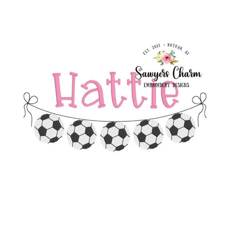 BUNDLE Sports bunting banner sketch fill design embroidery file, football, basketball, baseball, soccer, cheerleading pom poms, softball