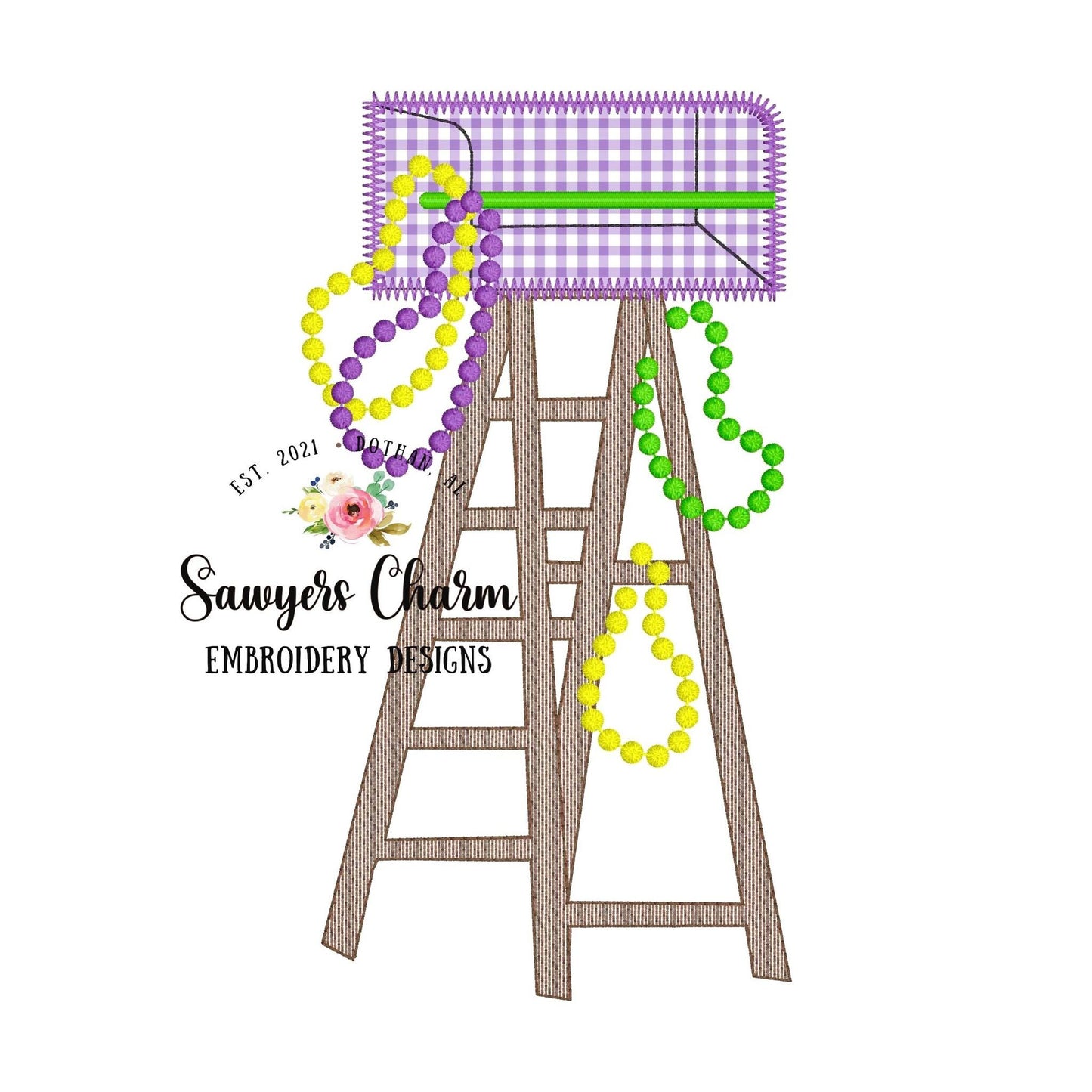 BUNDLE Mardi Gras ladder beads bean and zigzag stitch machine applique embroidery design file, quick stitch, sketch stitch, jester, parade