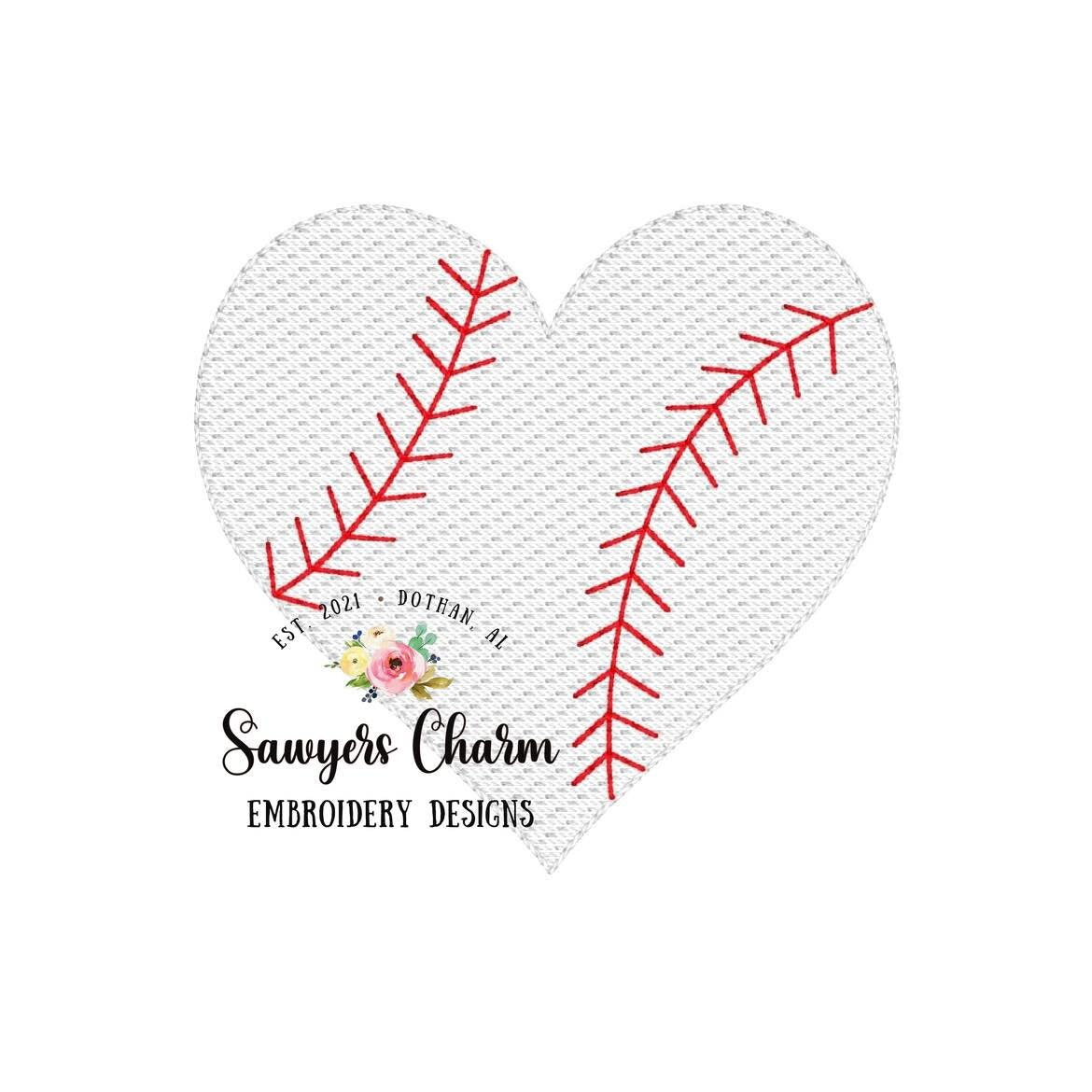 Build your own sports heart shaped balls sketch stitch machine embroidery design file, golf, football, basketball, baseball, soccer