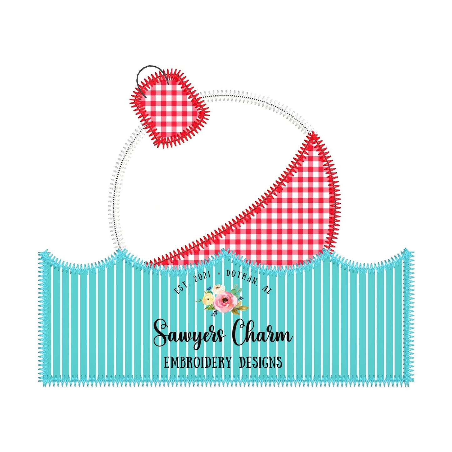 BUNDLE Bobber in water with name plate zig zag & bean stitch machine embroidery design file, outdoors, fishing pole, quick stitch, bait
