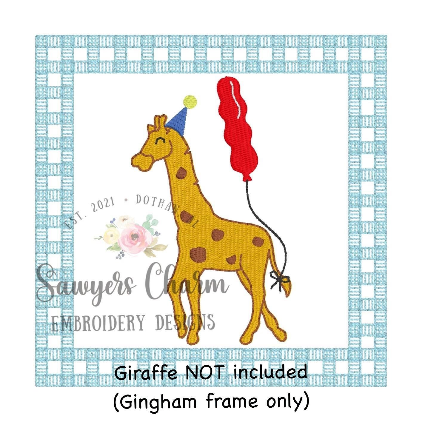 BUNDLE Gingham monogram frames, sketch stitch machine embroidery design file, rectangle, square, circle, quick stitch, girl, boy, baby