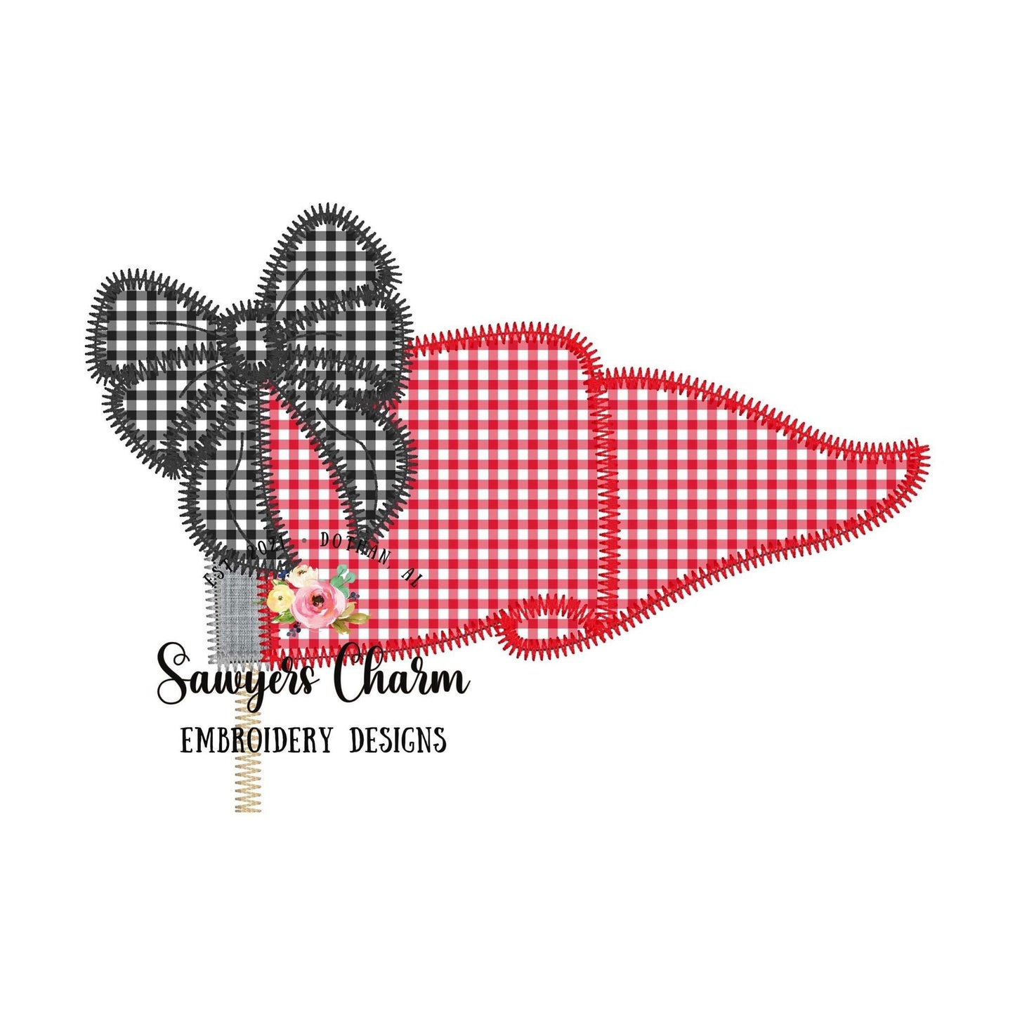 BUNDLE Pennant with bow bean & zig zag stitch machine applique embroidery design file, banner, quick stitch, number one sports fan, coquette