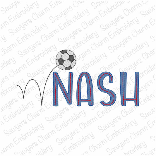 BUNDLE Mini fill & sketch bouncing soccer ball machine embroidery design, quick stitch, spring summer sports, perfect for monograms, field
