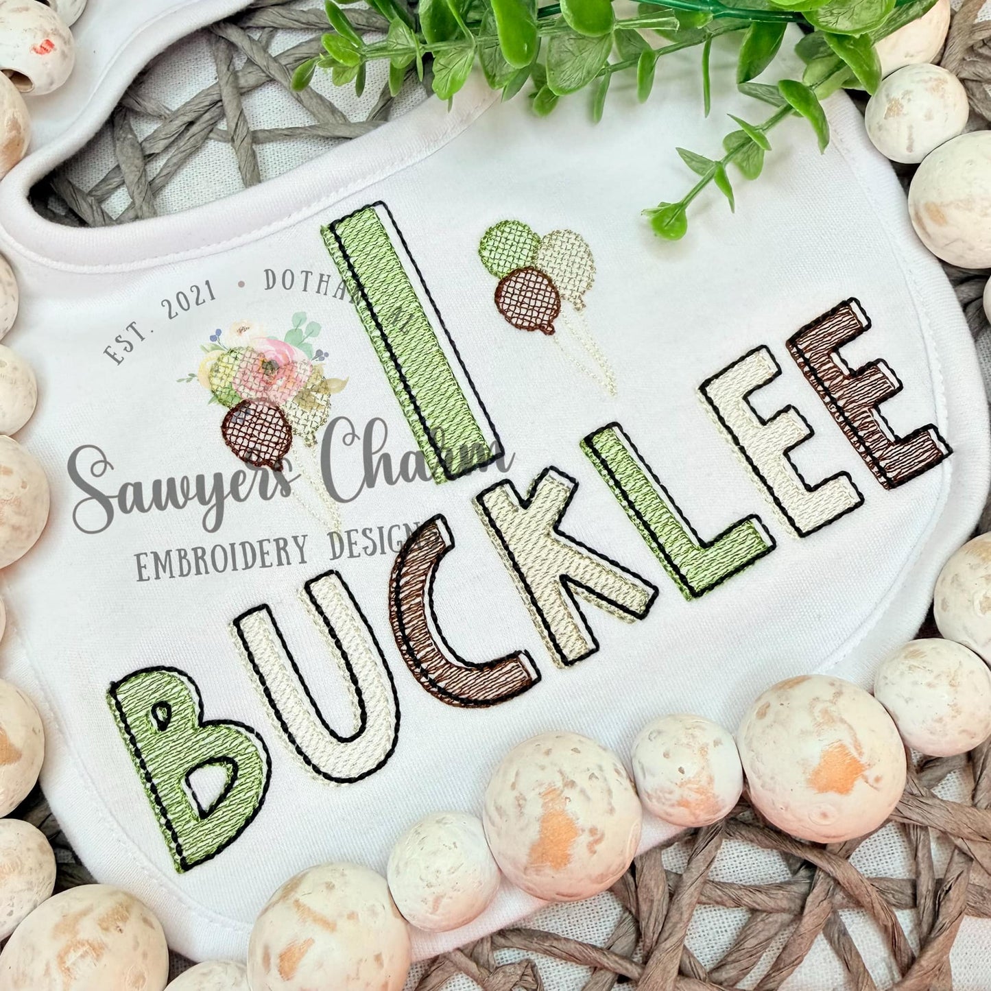 Nash Sketch machine embroidery font, bean stitch details, BX included, numbers, perfect for monograms