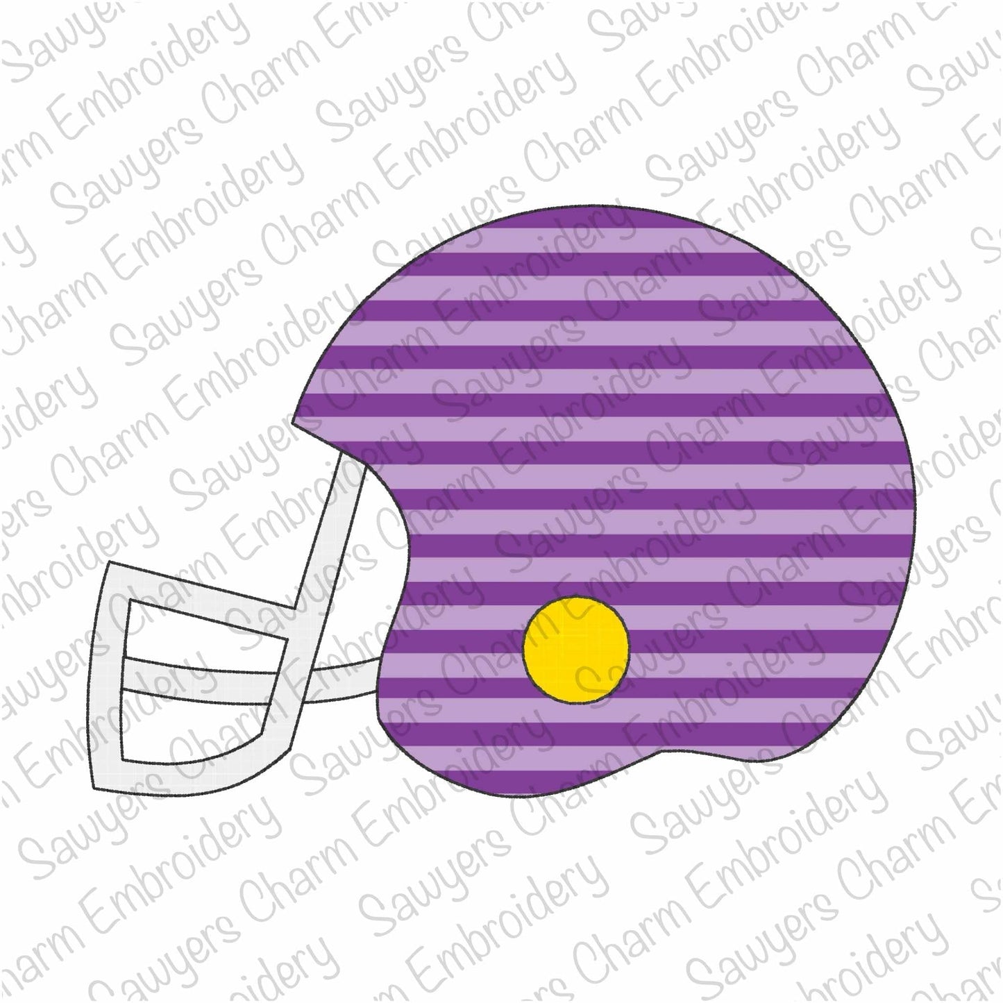 BUNDLE Football helmet, bean & zig zag stitch applique, machine embroidery design, college, high school, fall sports, university