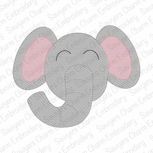 BUNDLE Elephant mascot sketch stitch, machine embroidery design, college, high school sports, university, zoo animals, quick stitch