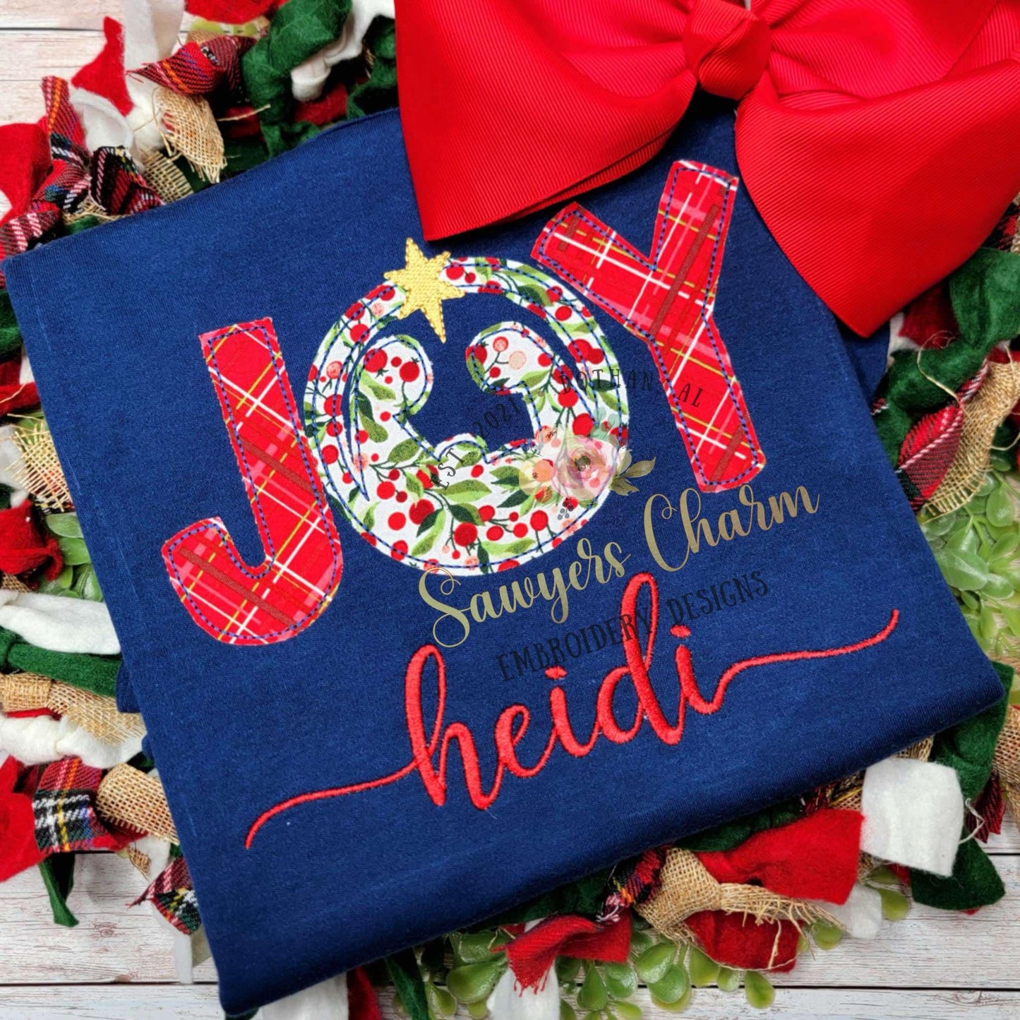 BUNDLE Christmas JOY nativity blanket & bean stitch applique, machine embroidery design file, manger scene, Baby Jesus, Bethlehem star