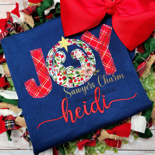 BUNDLE Christmas JOY nativity blanket & bean stitch applique, machine embroidery design file, manger scene, Baby Jesus, Bethlehem star