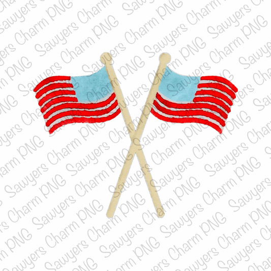 PNG watercolor Patriotic American flags Printable file/Sublimation/Heat Transfer Design/Digital Clipart, summer Fourth of July stars stripes