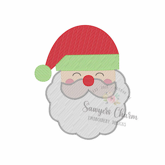 Santa Claus sketch stitch machine embroidery design file, quick stitch, Merry Christmas, happy holidays, winter, holly jolly, ho ho ho