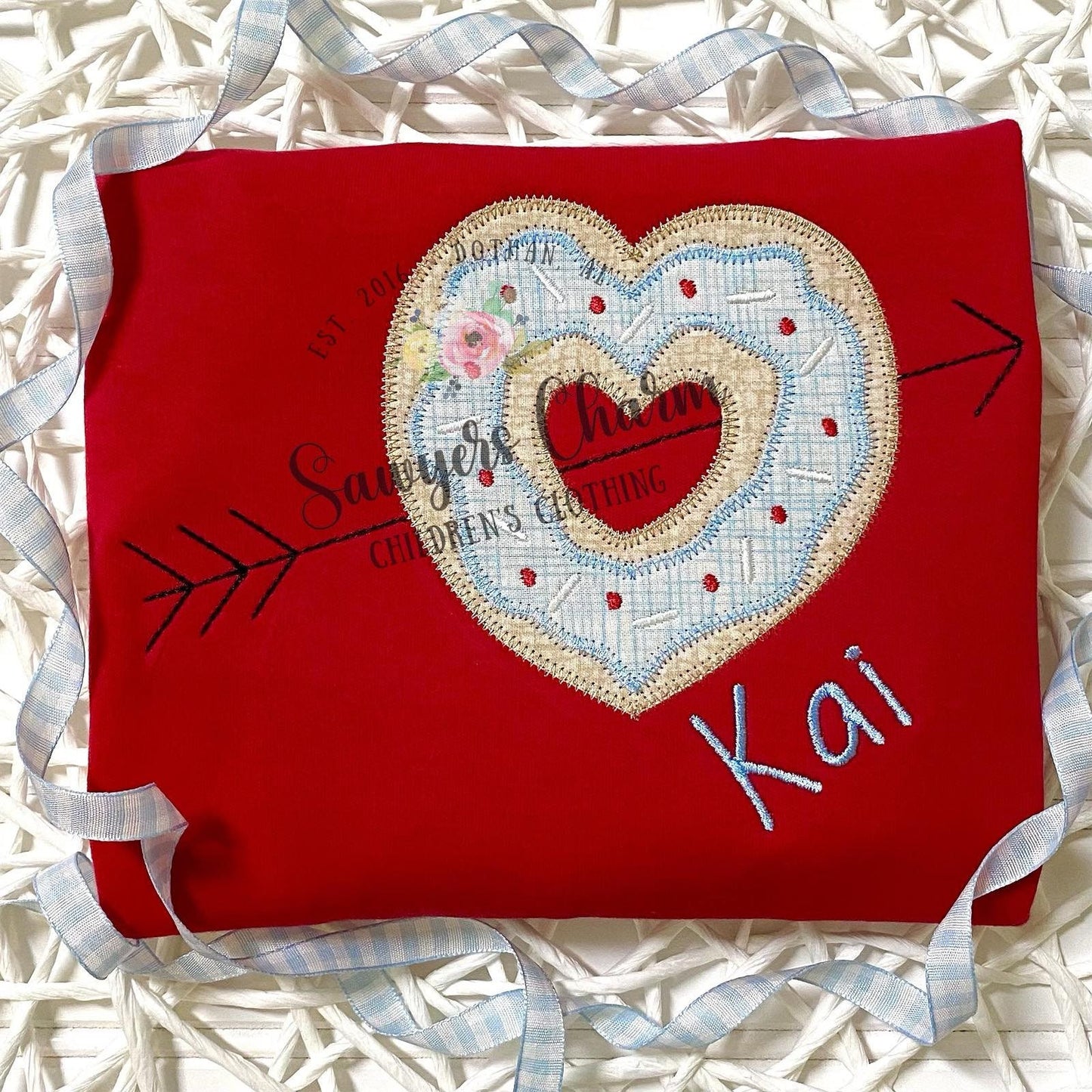 Valentine's Day heart donut arrow machine applique embroidery design file, zig zag stitch, quick stitch, love, cupid, snacks sprinkles