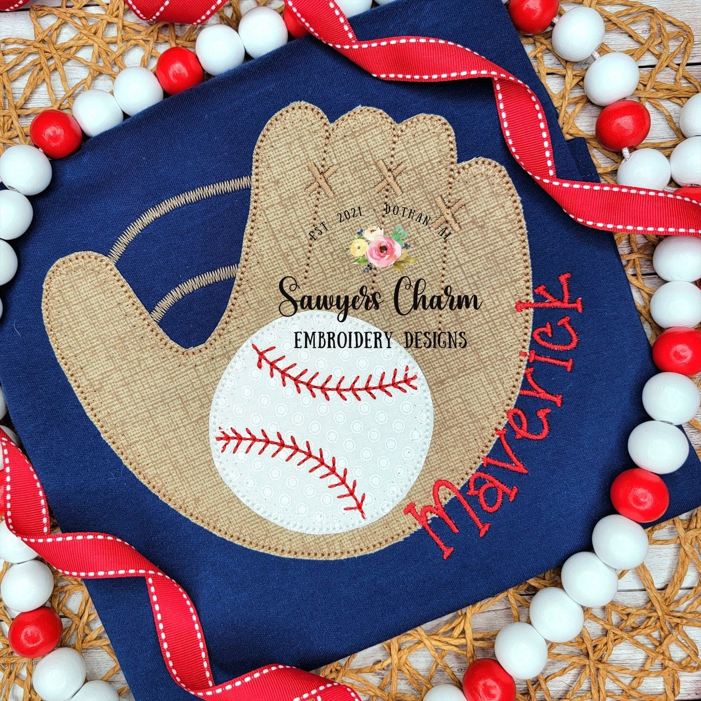 BUNDLE Blanket stitch baseball/softball glove with and without bow and ball Boy and Girl machine applique design embroidery file, sports