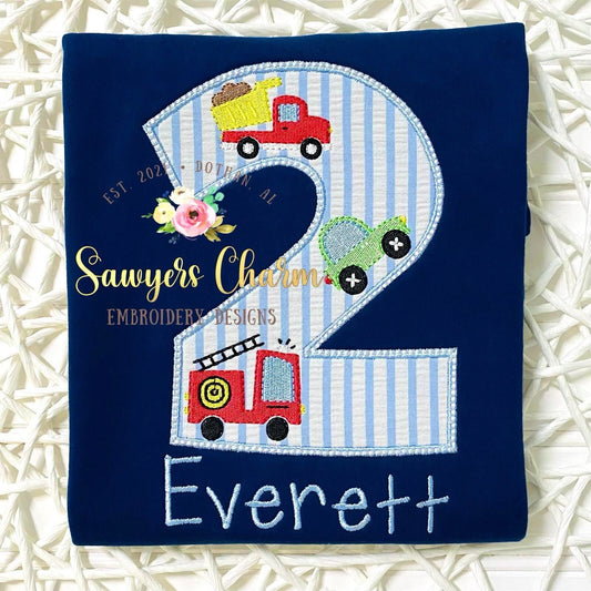 Mini fire truck fill stitch machine embroidery design file, transportation, perfect for monograms, quick stitch, first responder, fire hose