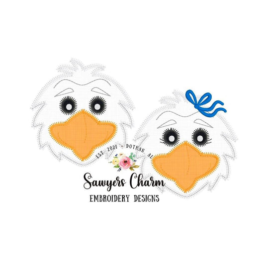 BUNDLE Sports football eagle head with & without bow zigzag applique embroidery design file, cheerleading, college mascot high school