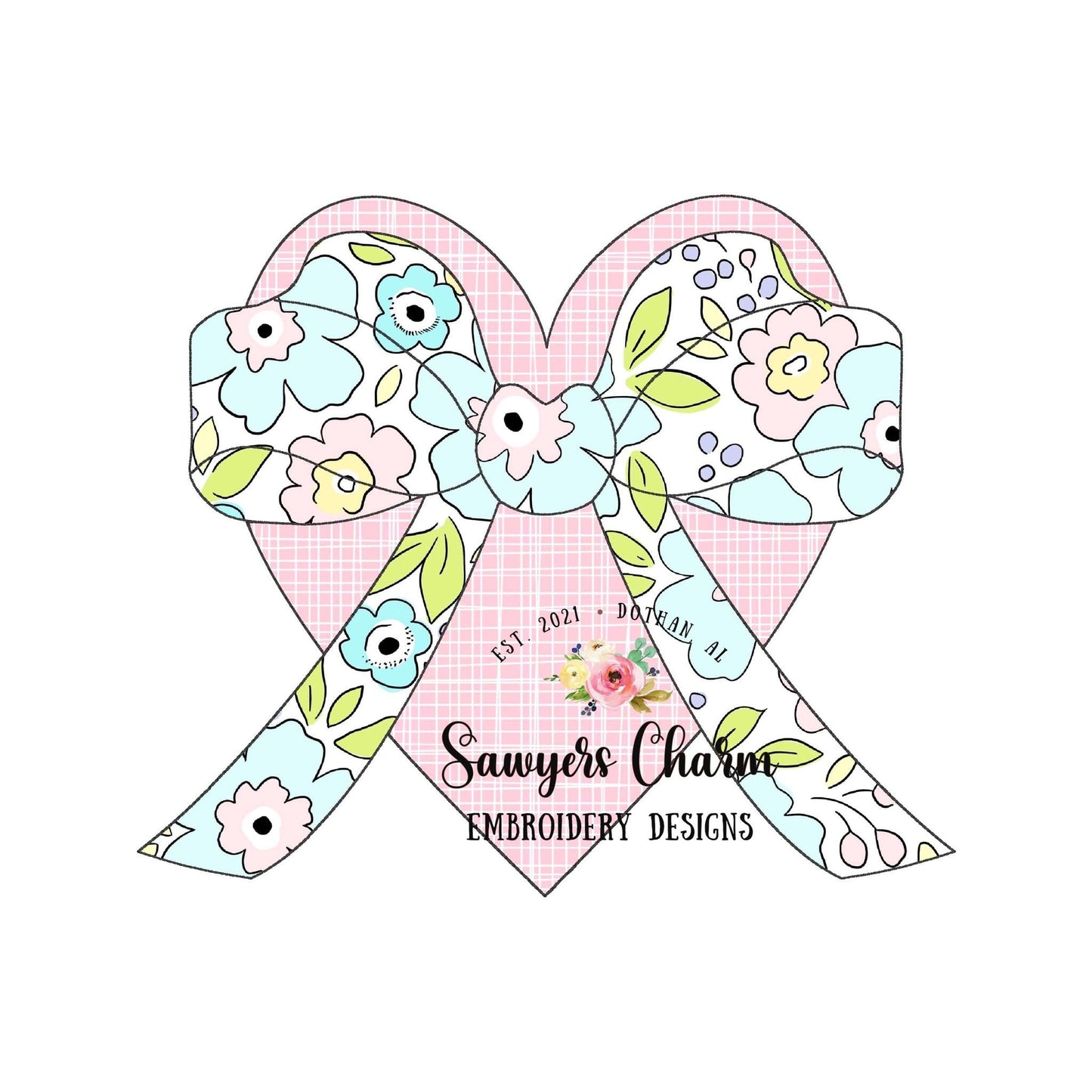BUNDLE Valentine's Day heart with bow, bean stitch/zig zag machine applique embroidery design file, quick stitch, love, XOXO, hugs & kisses