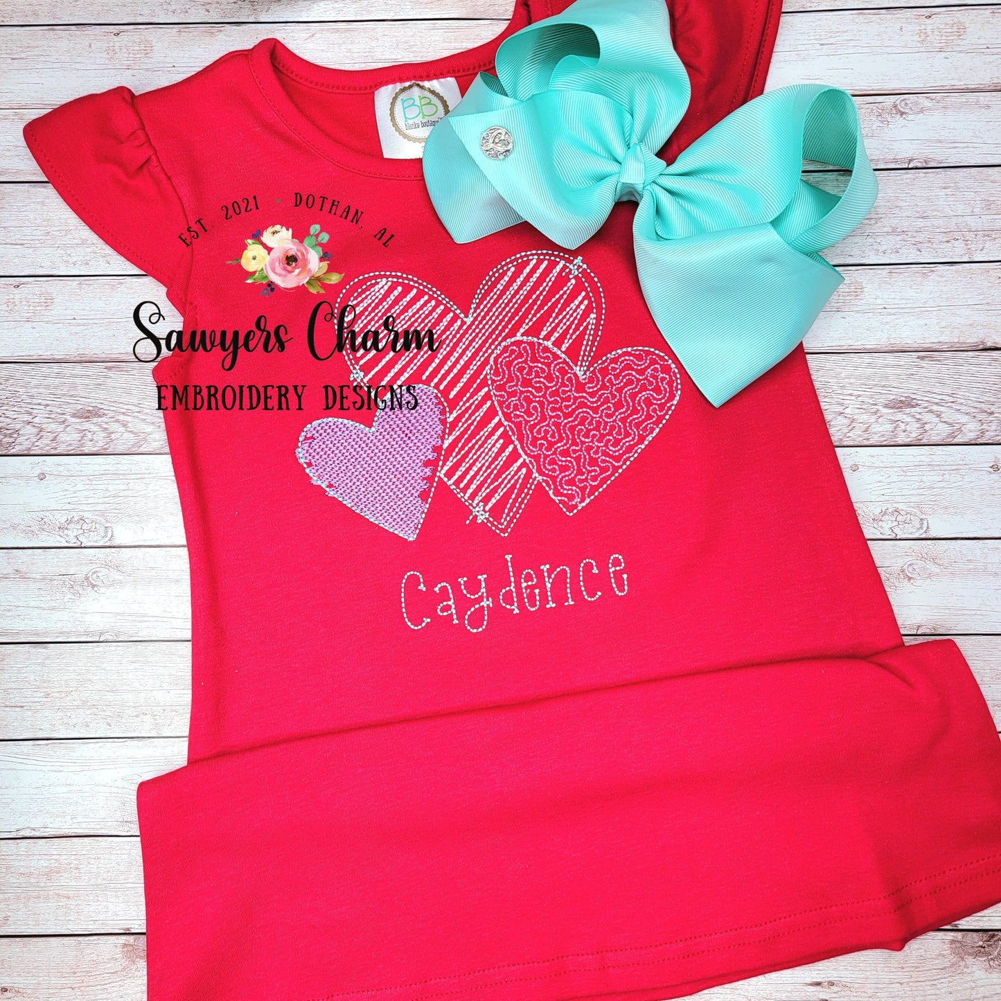 Scribble hearts trio sketch stitch, machine embroidery design file, winter, Valentine's Day, love, hugs and kisses, quick stitch