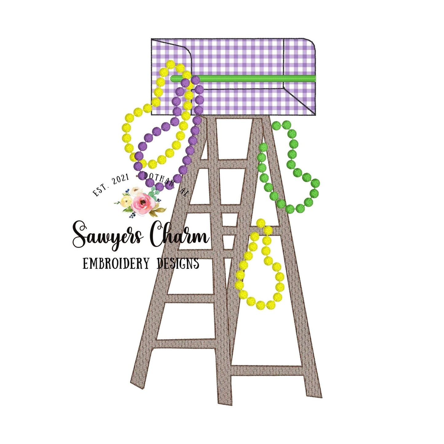 BUNDLE Mardi Gras ladder beads bean and zigzag stitch machine applique embroidery design file, quick stitch, sketch stitch, jester, parade