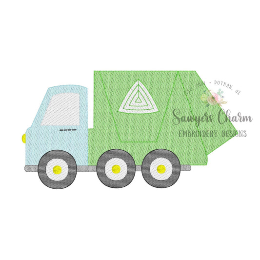 BUNDLE of sketch stitch construction trucks machine embroidery file, quick stitch, vehicle, city truck, transportation, digger, hauler