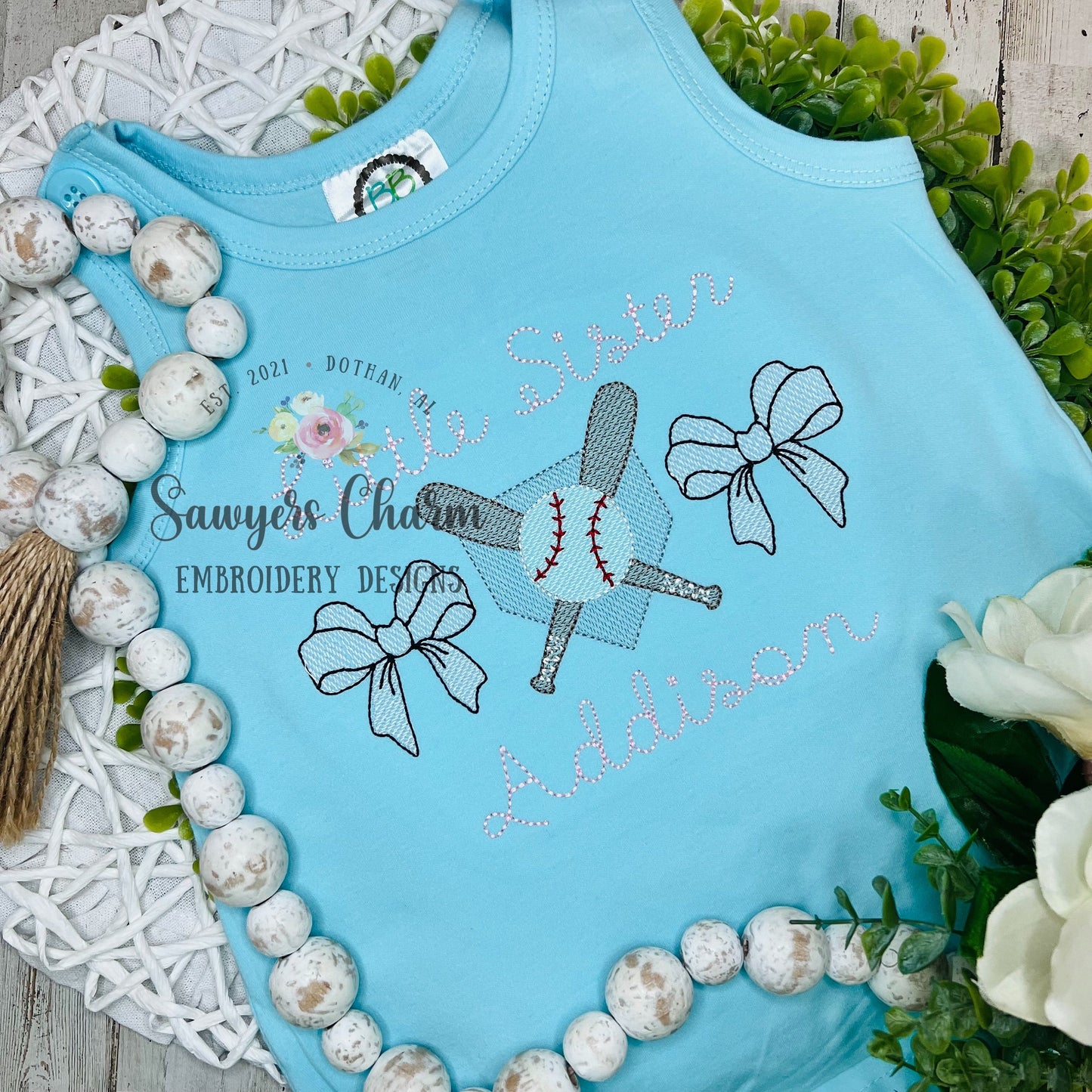 Baseball bats home plate, bows sketch stitch trio, machine embroidery design file, ballgame sports outfield, quick stitch, girl softball