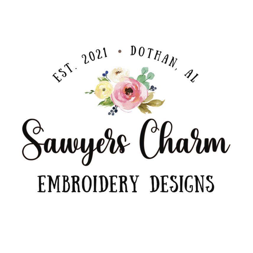 Valentine's Day dotted hearts with bow monogram frame, satin stitch machine embroidery design file, quick stitch, love XOXO